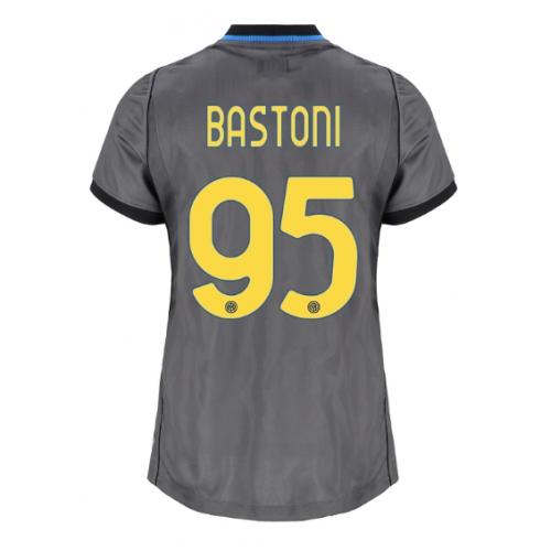 Inter Milan Alessandro Bastoni #95 Maglia Gara Terza Repliche 2026-27 Donna Maniche Corte Inter Milan Alessandro Bastoni #95 Maglia Gara Terza Repliche 2026-27 Donna Maniche Corte